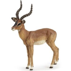 Impala Figurine - Hand Painted Wild Animal Toy Action Figure - Papo 50186